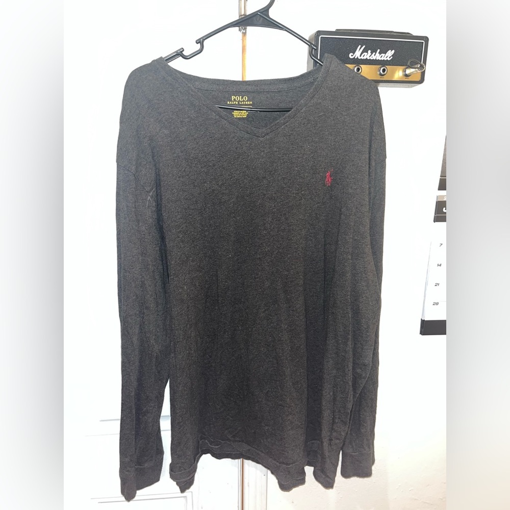 Ralph Lauren V neck long sleeve